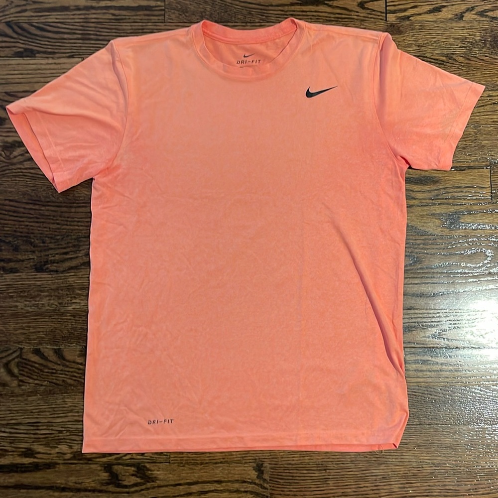 Orange Nike Dri-Fit t shirt. Size medium